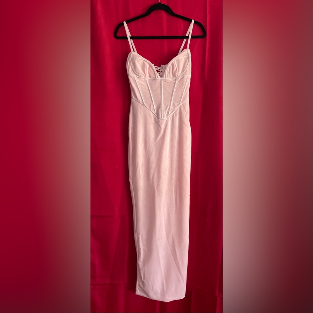 House of CB Pink Maxi Dress